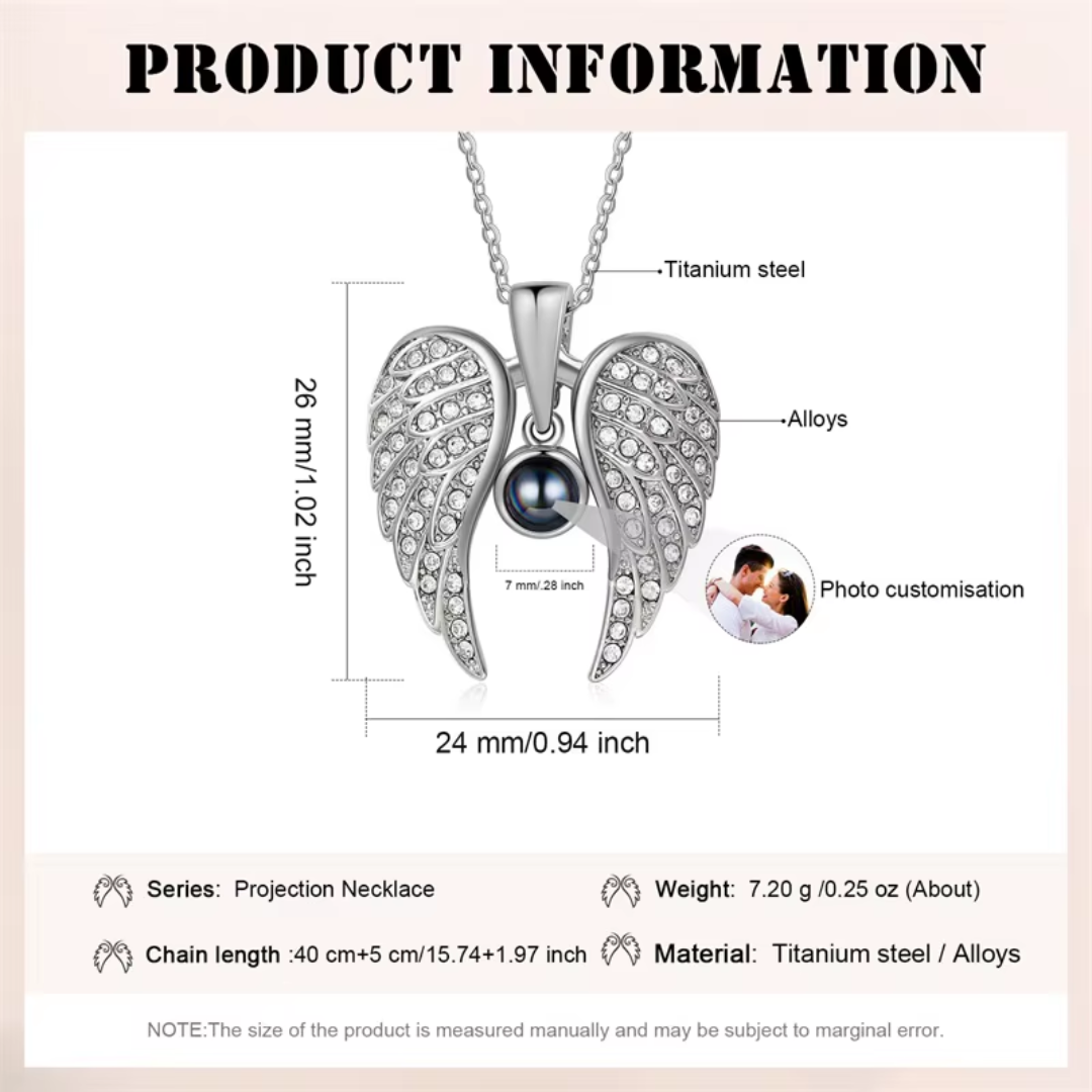 Custom Photo Projection Necklace