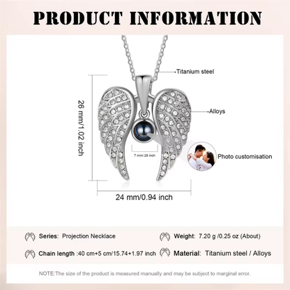 Custom Photo Projection Necklace