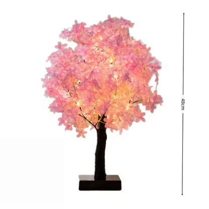 Pink Cherry Blossom Tree Lamp